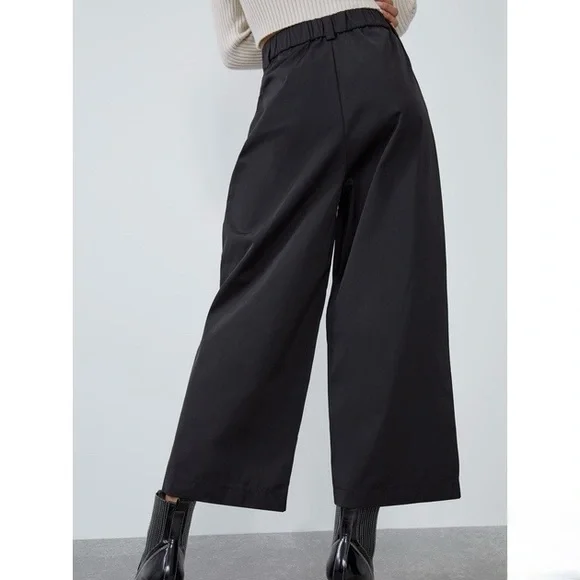 ZARA TECHNICAL FABRIC TROUSERS - Picture 4 of 6
